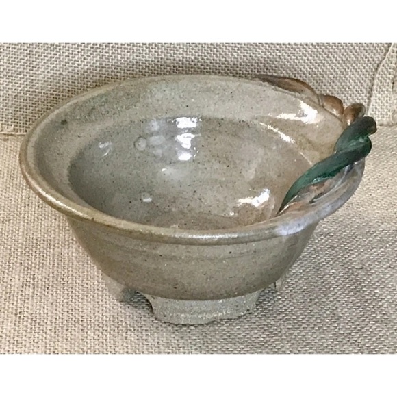 Twisted Vine Pottery Bowl Trinket Dish Botanical Boho Goblincore Eclectic - Picture 3 of 7